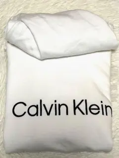 Calvin Klein ホワイトフード付きパーカー