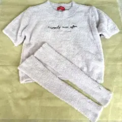 LOVE RABBY アームウォーマー付きシャギーニット 160 ラベンダー