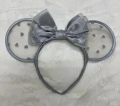 リボン付きミッキー耳カチューシャ