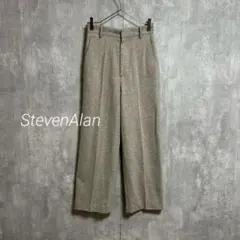 美品 StevenAlan スティーブン アラン ツイード トラウザーズ パンツ
