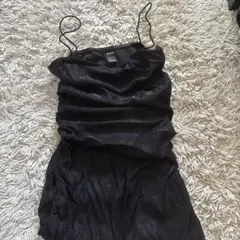 パーティーミニワンピ　ブラック