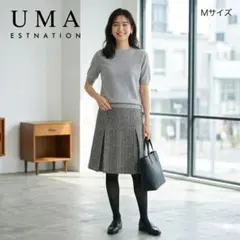 UMA ESTNATION ユマ エストネーション ツイード スカート Mのサムネイル