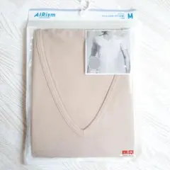 新品未使用　ユニクロ　エアリズム　メッシュＶネックＴ(半袖)　Ｍサイズ