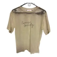 niko and... シアーTシャツ イエロー