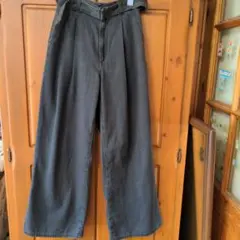 GUワイドデニムパンツ　　GUフレアデニムデニムパンツ