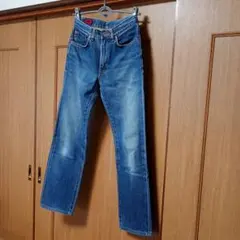 EDWIN ストレートデニムパンツ ブルーのサムネイル