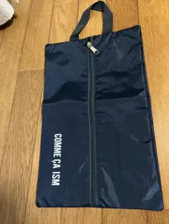 COMME CA ISM シューズバッグ 2点セット ネイビー