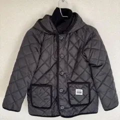 BeBe キルティングコート140 黒（中綿しっかりめ）