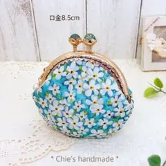 ユキエモン＊アニバーサリーパッチワーク＊ピンク／がま口