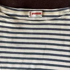 ボーダー半袖シャツ