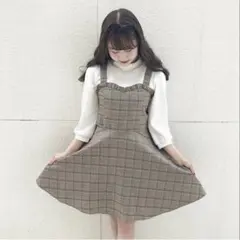 evelyn エブリン ジャンパースカート ワンピース