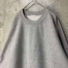 B4314 スウェット グレー 無地