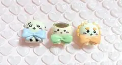 びっくらたまご リボンマスコット　ラッコ　くりまんじゅう　シーサー セット