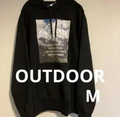 アウトドアプロダクツ　メンズ/レディースブラックパーカー　メンズMサイズ