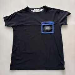 WASK メッシュポケット Tシャツ ブラック 130