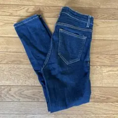 ZARA ハイライズ スキニーデニムパンツ インディゴのサムネイル