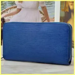 ルイ ヴィトン　エピ　ブルー 長財布 LOUIS VUITTON ルイヴィトン エピ ダンディウォレット ブルーマリーヌ