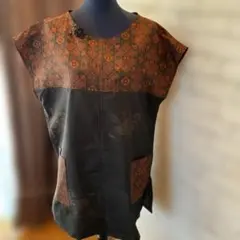 大島紬チュニック(サービス品)