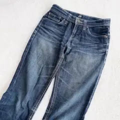 C17 シーセブンティーン デニムパンツ コットン混 インディゴ S