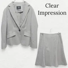 773【クリアインプレッション】ジャケット スカート スーツ 就活 卒業 入学