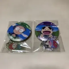 忍たま乱太郎　チャーム付き缶バッジ　乱太郎　しんべえ