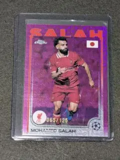 topps uefa japan edition リバプール サラー 125シリ