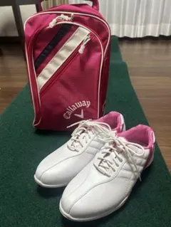 新品未使用タグ付き⭐Callaway ゴルフシューズ 女性用 ホワイト/ピンク 2026年最新】Callaway Golf ゴルフ シューズ(女性用)の人気アイテム