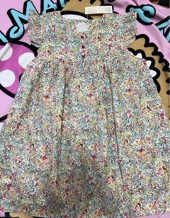 ルクク 花柄チュニック ワンピース 160 ノースリーブ ル・クク