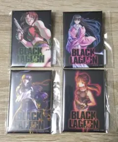 未開封】BLACK LAGOON くじメイト スクエア缶バッジ 7種セット - メルカリ