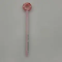 ドーナツマスコット付きボールペン ピンクのサムネイル
