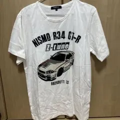 スポーツカー　NISUMO R34 GT-R 半袖　Tシャツ