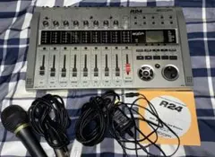 【中古】ZOOM製 R24 マルチトラックレコーダー 本体+ケーブル類などのサムネイル