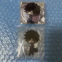 ヒロアカ　荼毘　アニメイトカフェ　缶バッジ.アクリルスタンドキーホルダー