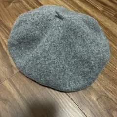 スタジオクリップ　レディースグレー ベレー帽