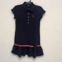 Ralph Lauren ネイビー ポロシャツワンピース M140cm