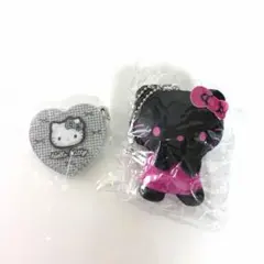 サンリオ　ハローキティ　スライドミラー　ぬいぐるみボールチェーン　セット　ガチャ