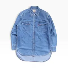 90s Levi's Shorthorn Reprint Denim Western Shirt Made in Japan