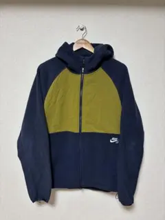 Nike SB フリースジャケット L ネイビー/オリーブ