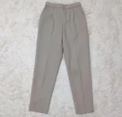 【SHOO・LA・RUE】グレージュ テーパードパンツ ウエストゴム Sのサムネイル