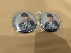 TREASURE はぴだんぶい コラボカフェ ジェヒョク 缶バッジセット