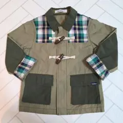 ファミリア コート 110 チェック切替 キッズ アウター familiar