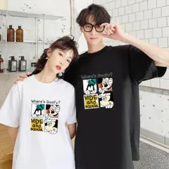 新品 一度も使用していない ミッキー プリント 半袖 T シャツ BX108