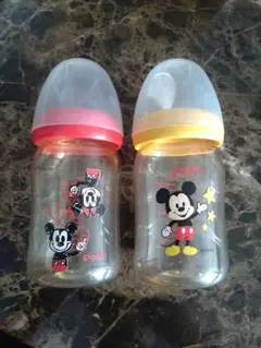 Pigeon　ミッキーマウス 哺乳瓶 2本セット