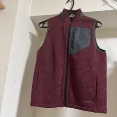 Crocodile ワインレッド フルジップベストのサムネイル