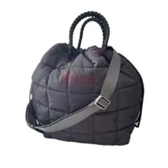 【美品】TRIDEEP キルティング 曜日 2WAY バッグ トート ショルダー