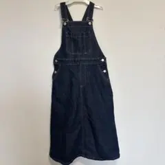 デニム ジャンバースカート 150cm キッズ　女の子