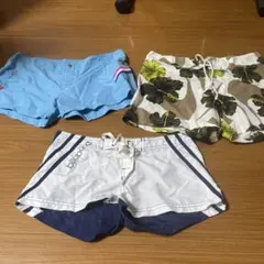 Billabong サーフパンツ ホワイトネイビー　3枚