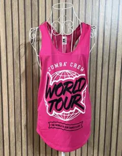 美品　ZUMBA タンクトップ　XS ピンク