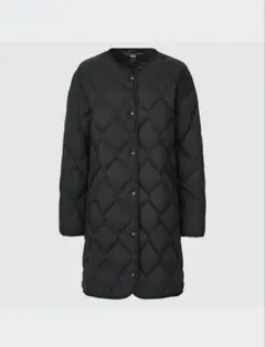 【美品】UNIQLO ウルトラライトダウンリラックスコート Lサイズ ブラック