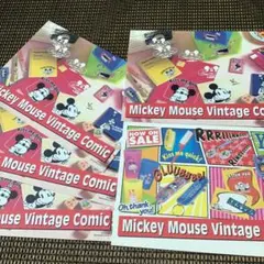 ミッキーマウス　非売品　ポストカード　2種類5枚セット